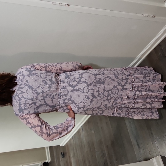 Lovestitch Floral Print Chiffon Maxi Dress - Picture 6 of 12